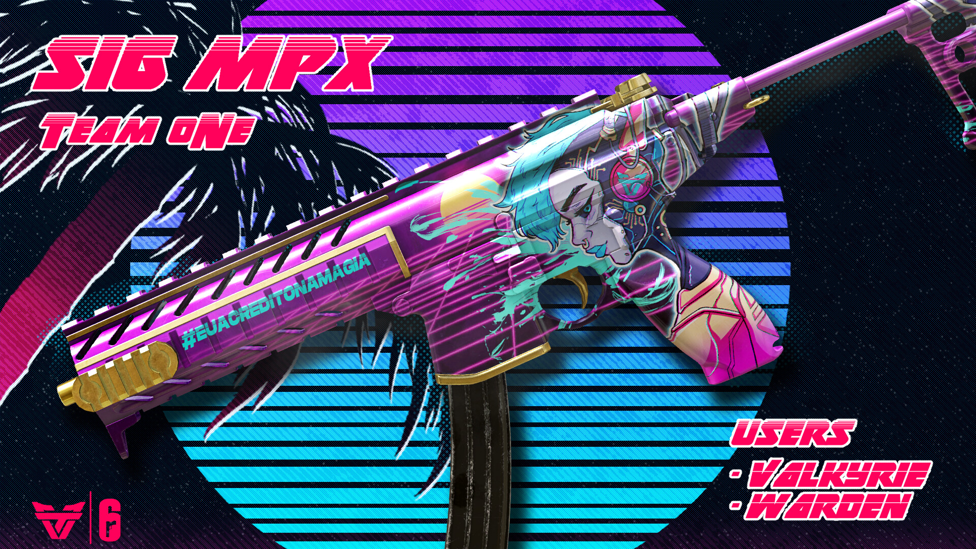 Marcella Carvalho - Rainbow Six Siege 2022 MPX Skin | R6 Share