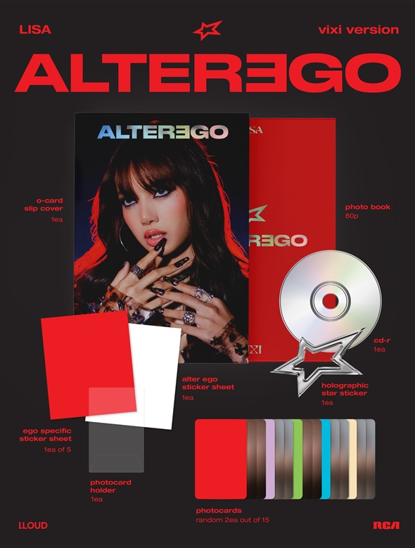 LISA (BLACKPINK) 初のフルアルバム『Alter Ego』2025年2月28日(金