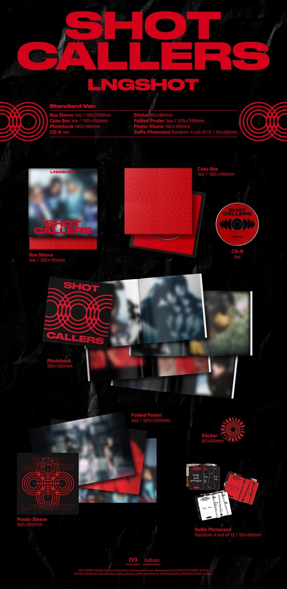 LNGSHOT (ロングショット)、ファーストEP『SHOT CALLERS』でデビュー