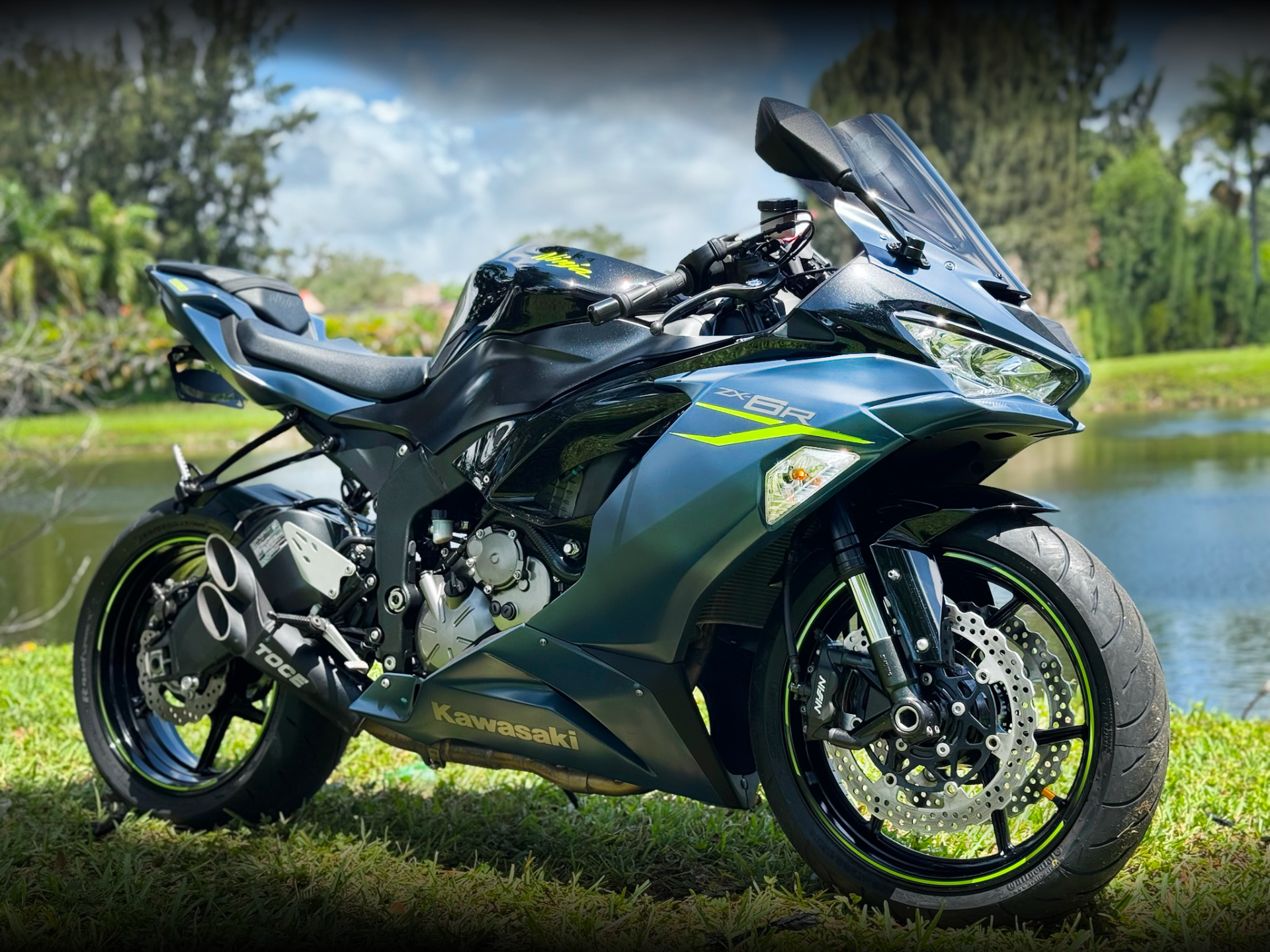 Used 2023 Kawasaki Ninja ZX-6R Metallic Matte Twilight Blue