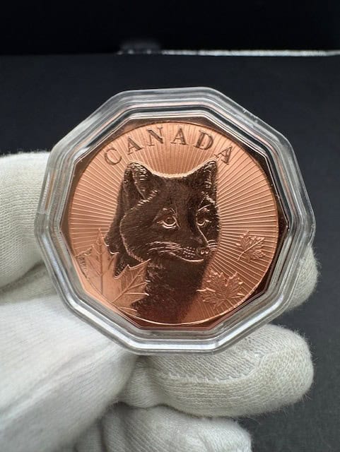 Guardians of the North Series – Arctic Fox 1oz .999 Copper