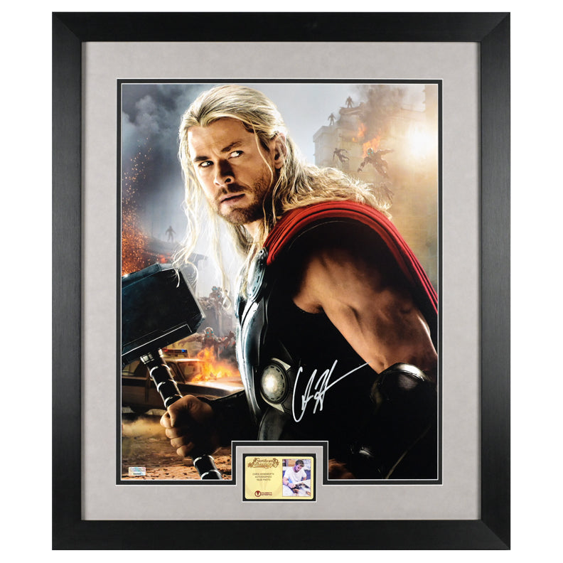 Chris Hemsworth Autographed Avengers: Age of Ultron Thor 16x20