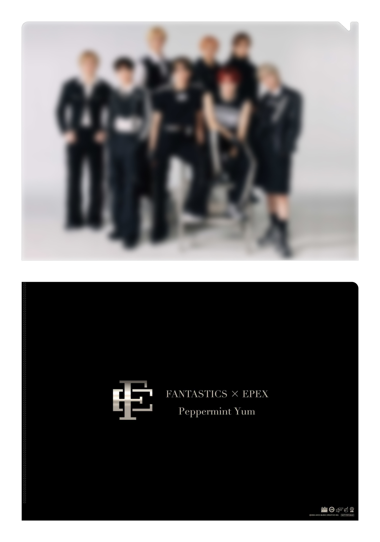 FANTASTICS メンバー全員 直筆サイン クリアファイル FANTASTICS 直筆