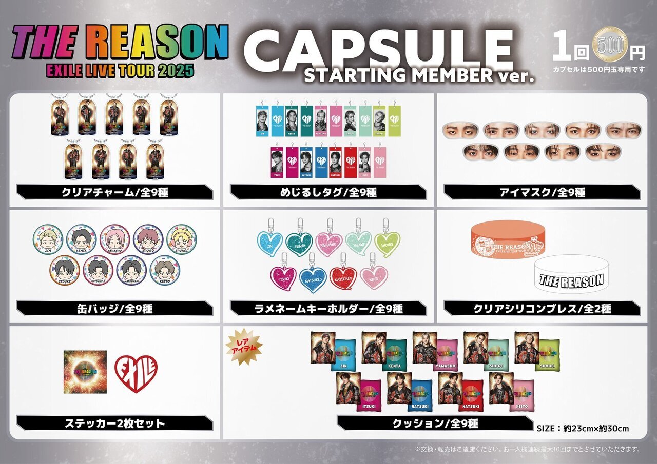 11/29(土)・11/30(日)大阪公演】『EXILE LIVE TOUR 2025 “THE REASON