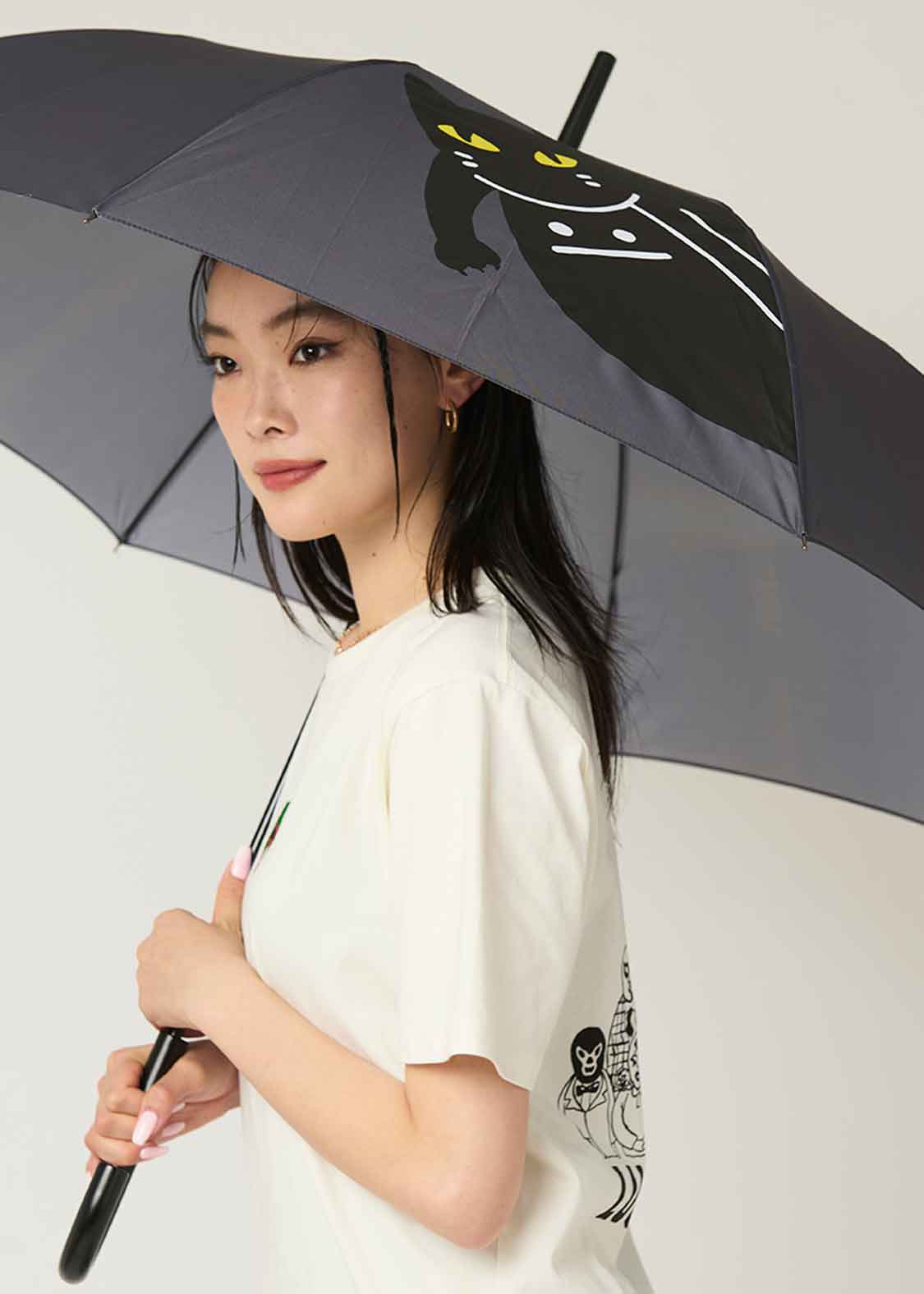 ネコカブリビューティフルシャドー(Wpc.)｜長傘｜ユニセックス