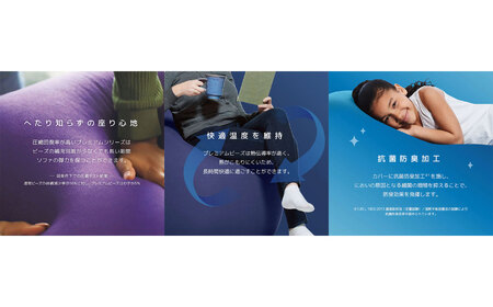 Yogibo Support Premium アクアブルー（ヨギボー サポート プレミアム