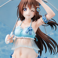 ラブライブ！ニジガク」桜坂しずく、可愛らしい水着にスラリと伸びる足