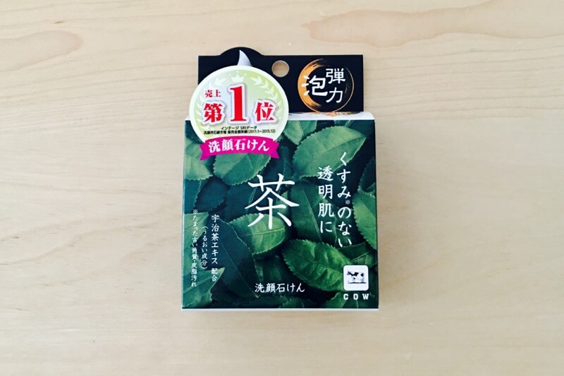 宇治茶入りの洗顔石鹸！『自然ごこち 茶』牛乳石鹸 使ってみた。 - 茶