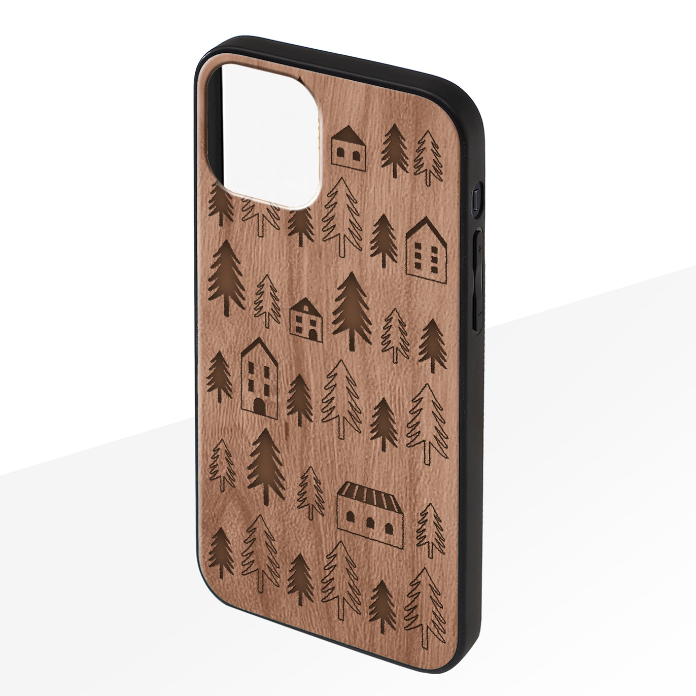 さくらまいこ ウッドiPhoneケース（レーザー彫刻）【Forest】 – キャラ