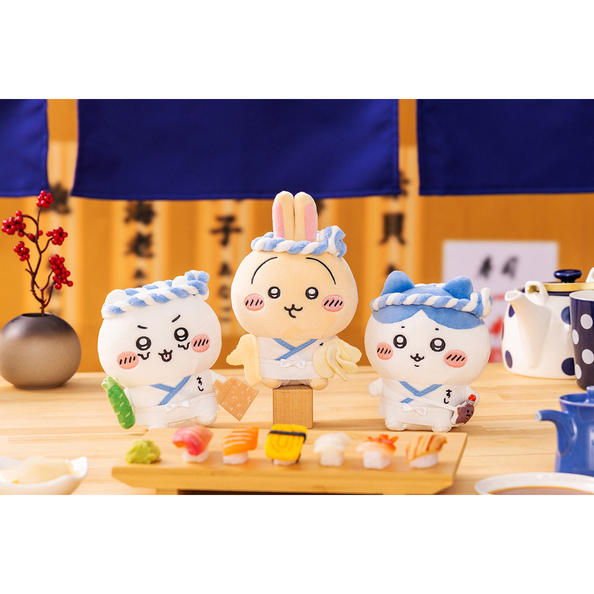 ちいかわ ちいかわ寿司 お座りミニぬいぐるみ（うさぎ） | ちいかわ