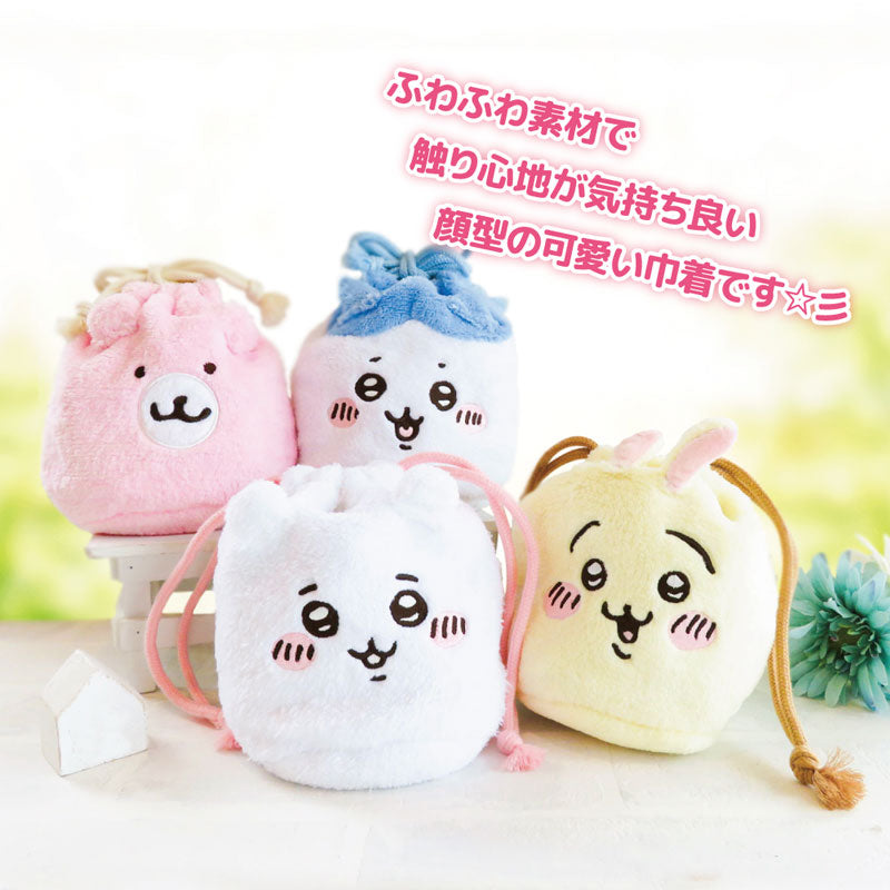 ちいかわ フェイス巾着（くまさんポシェット） | ちいかわマーケット