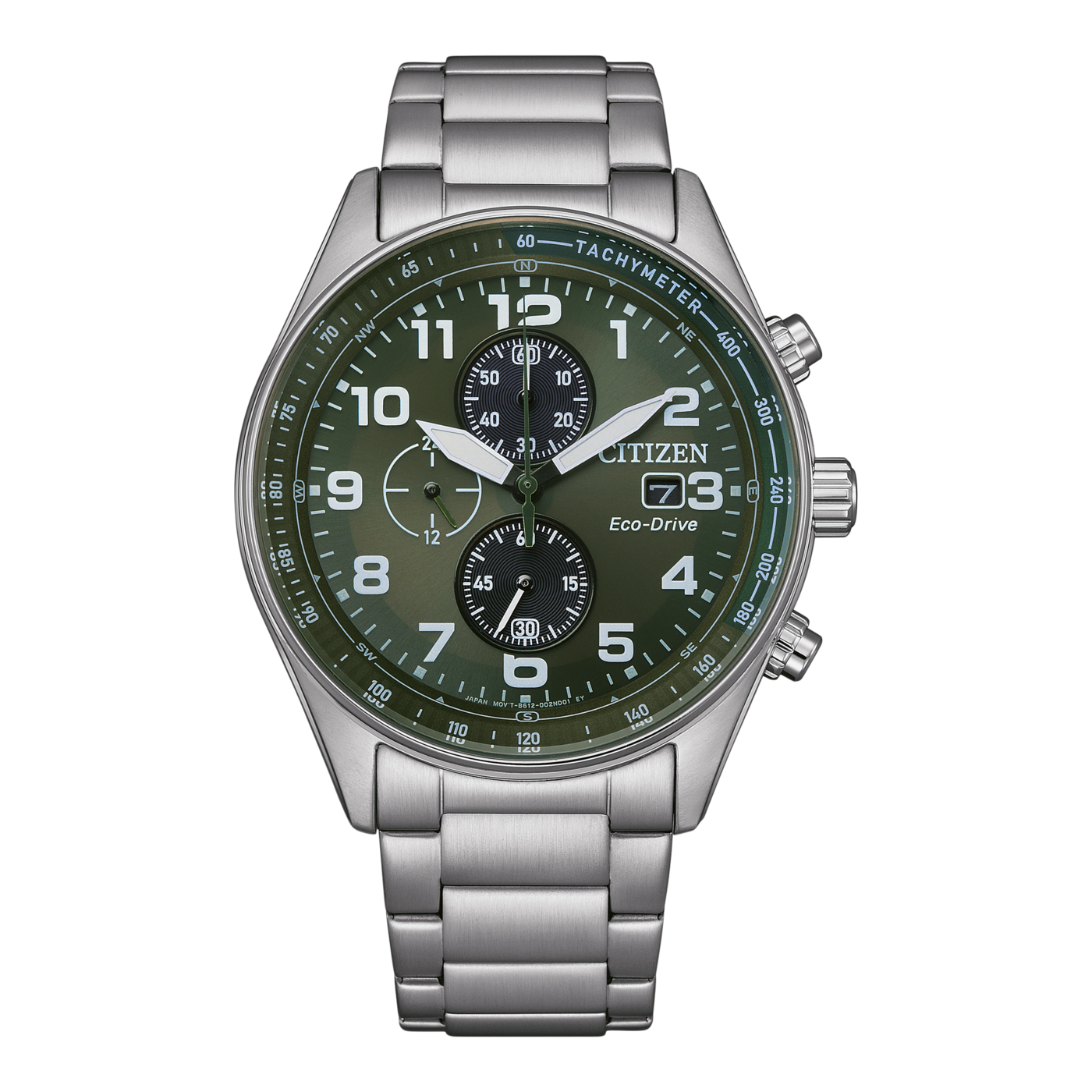 CA0770-72X Male Stainless steel green ⌀ 43mm Citizen Onlineshop