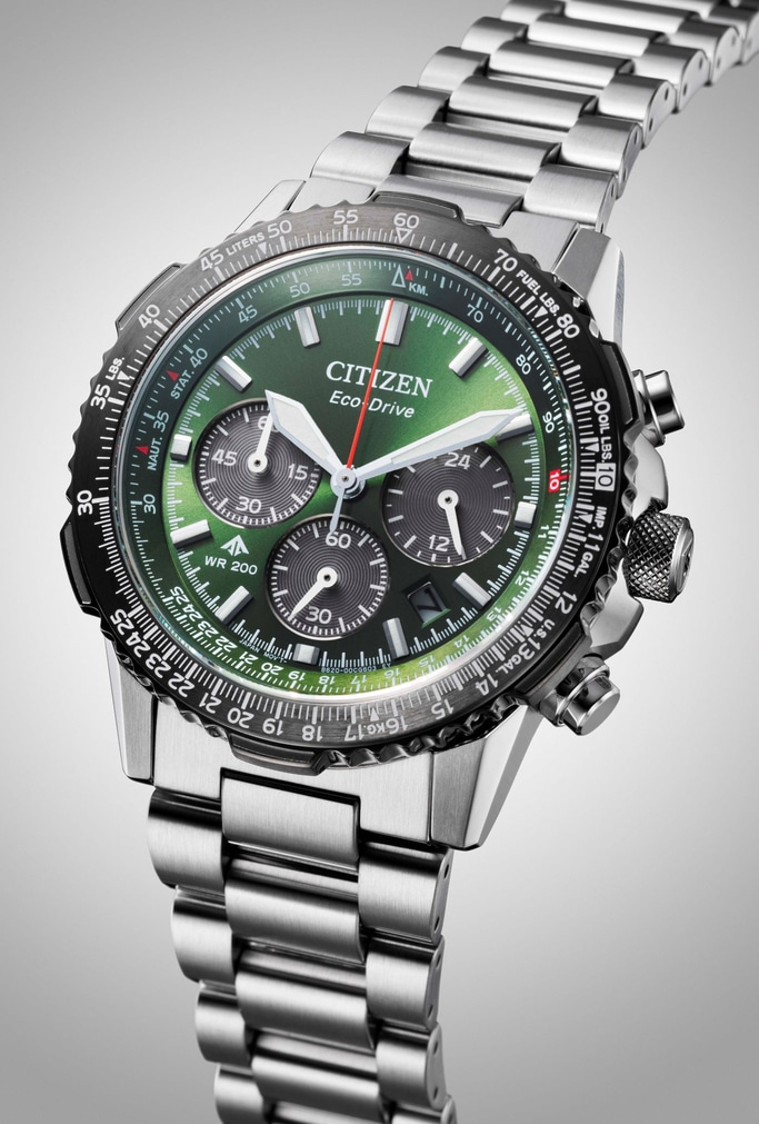 CA4664-60W Male Stainless steel green ⌀ 40mm Citizen Onlineshop