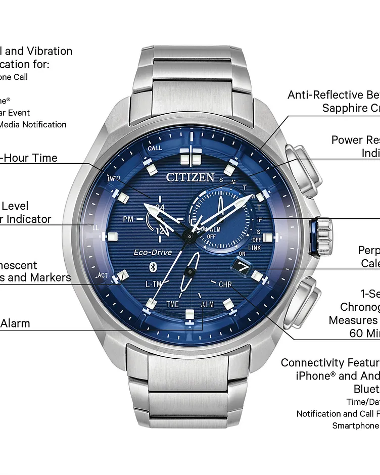 Proximity Pryzm - Men's Eco-Drive BZ1021-54L Dual Time Watch | CITIZEN