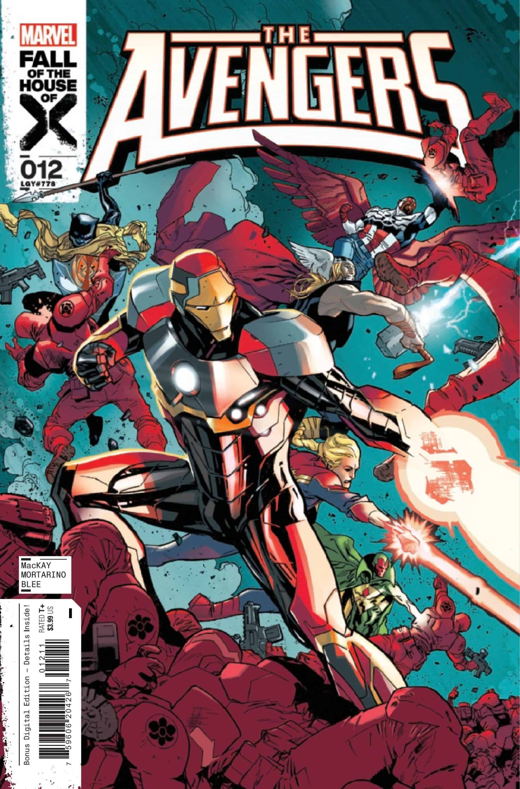 The Fall Of X Engulfs Earth's Mightiest Heroes in The Avengers #12