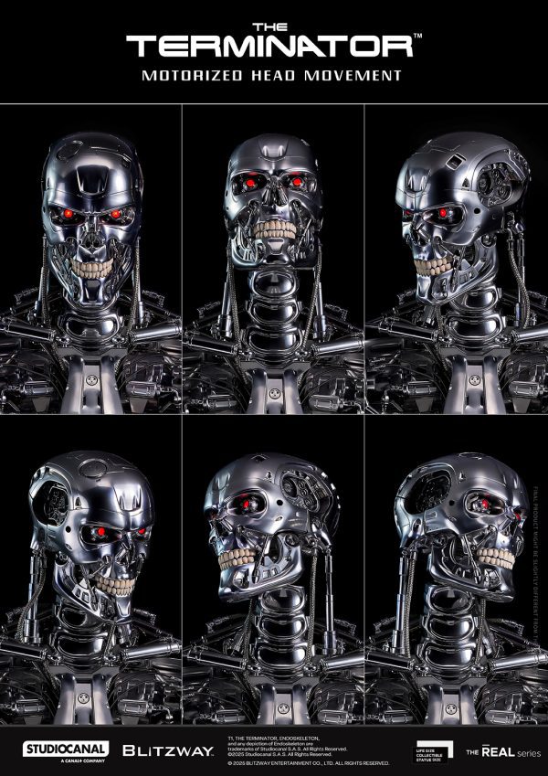 T-800 Endoskeleton Skull Life-Size Replica Bust The Terminator