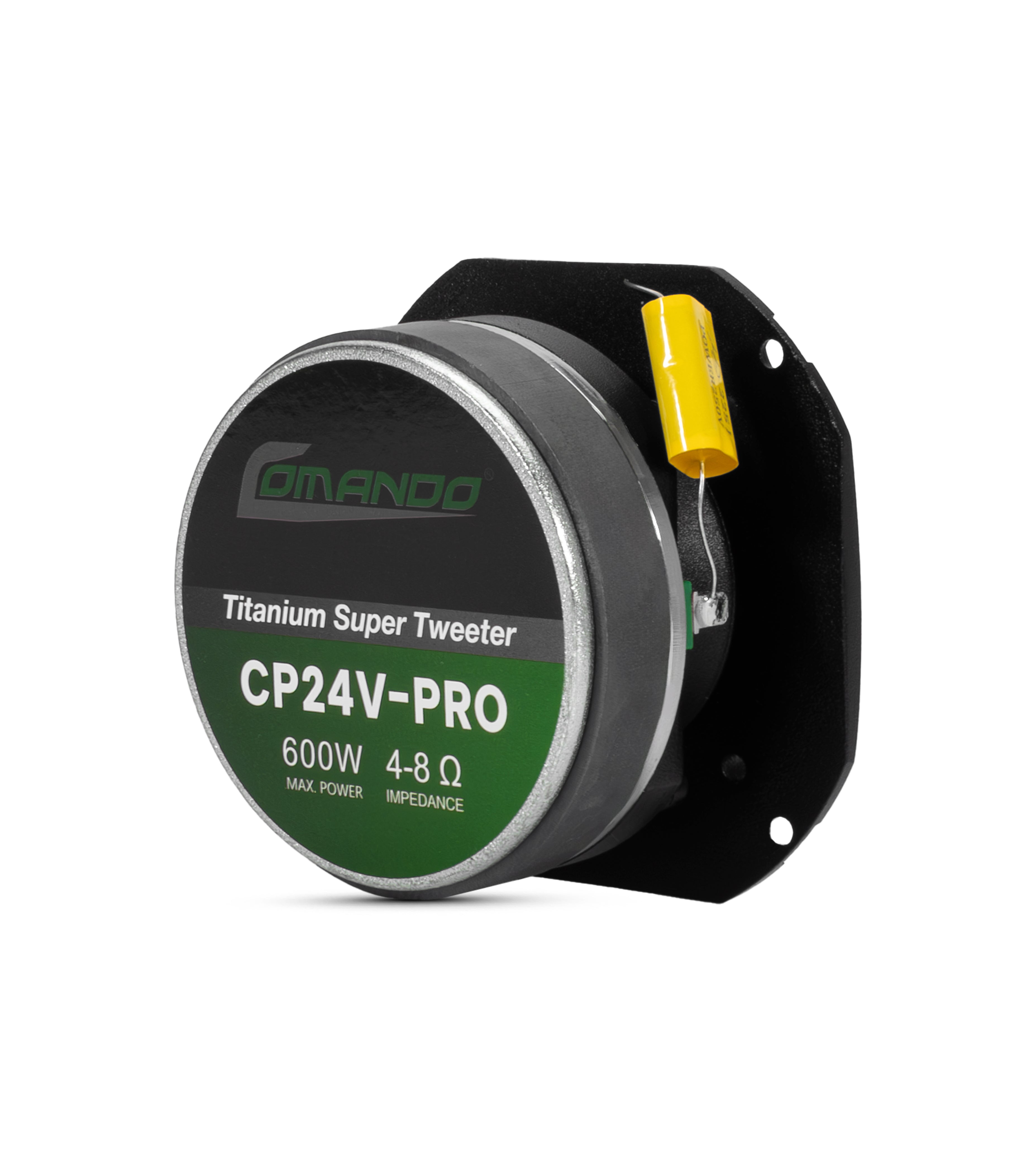 CP24V-PRO | Titanium Super Tweeter | 600W | 4–8Ω – Comando Audio Inc.