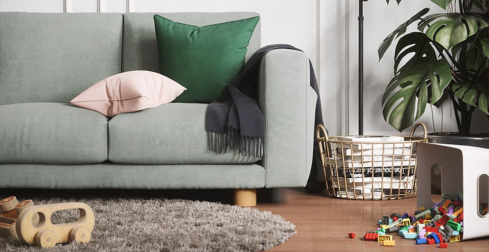 IKEA Norsborg用ソファカバー - パフォーマンススリップカバー