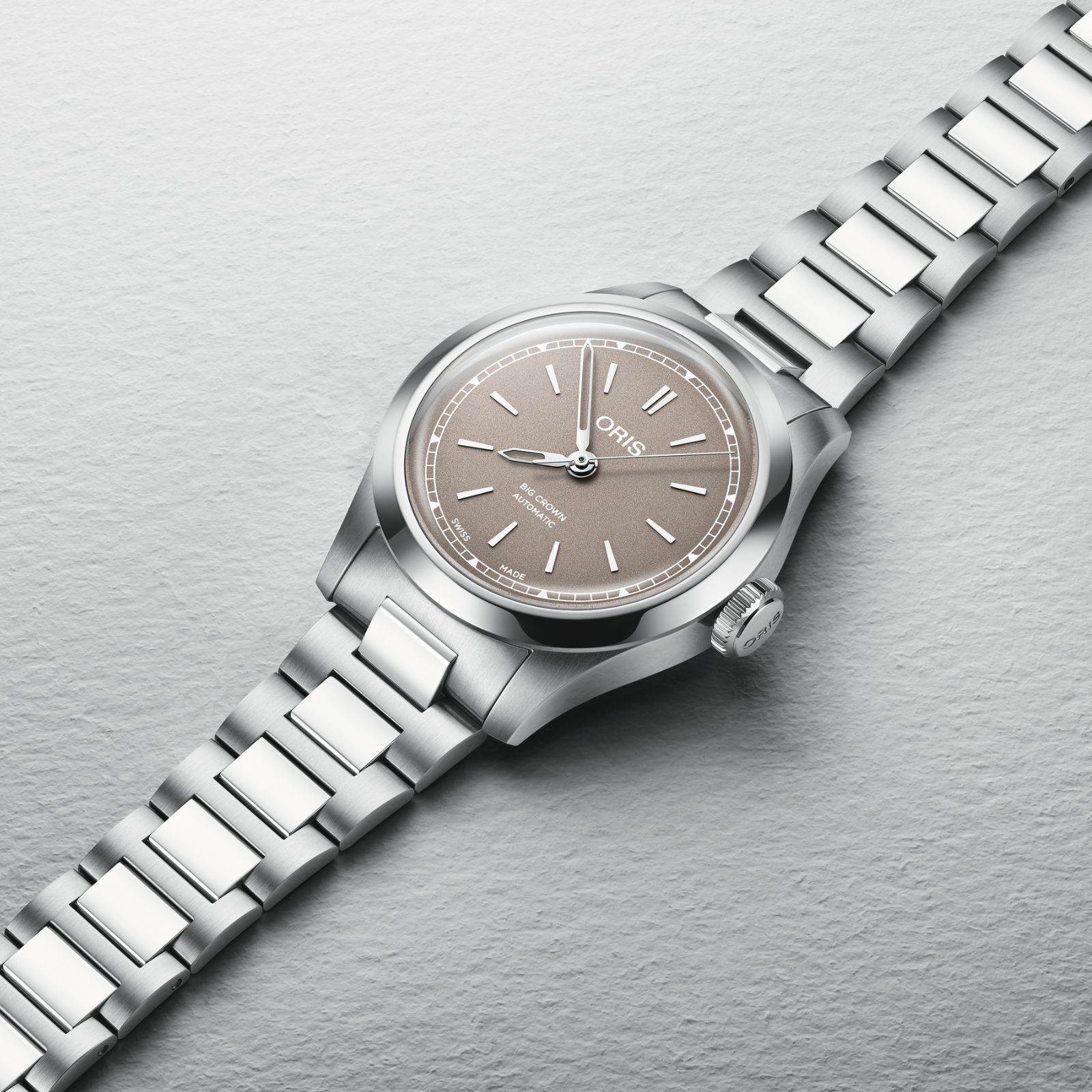 Oris Big Crown 34mm Ladies Watch Brown 01 531 7797 4056-07 8 17 06