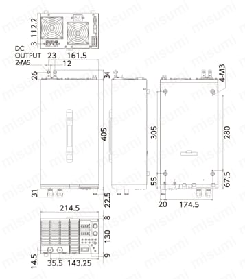 ZX-S-400LA | ズーム直流電源 ZX-Sシリーズ | 高砂製作所 | MISUMI(ミスミ)