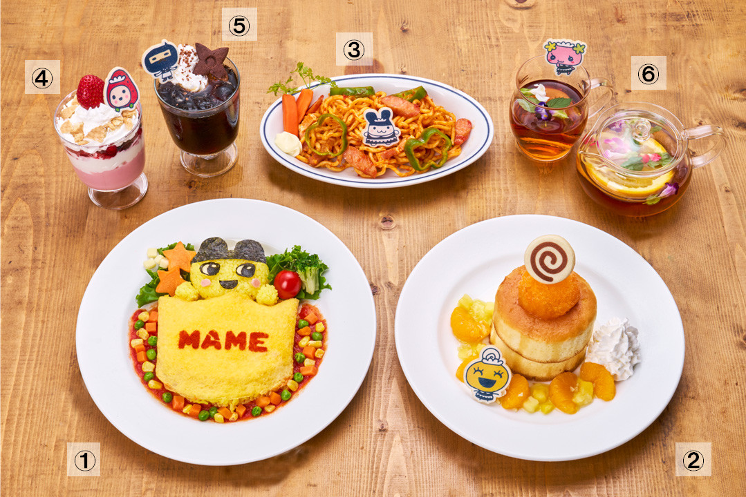カプコンカフェ「たまごっち」コラボメニュー公開 キャラモチーフの