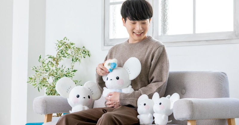 ポケモン』ほぼ等身大イッカネズミのぬいぐるみ登場 メリープ型の