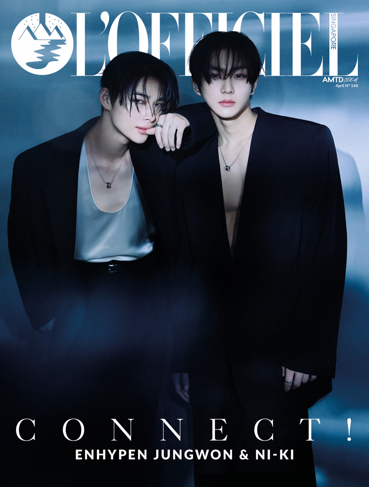 ENHYPEN年少組のJUNGWON＆NI-KI、海外ファッション誌表紙で色気全開