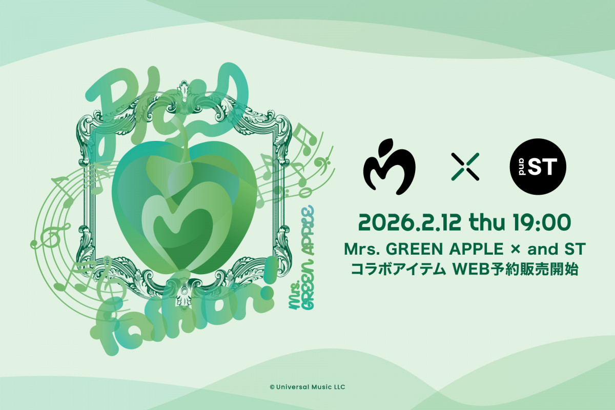 画像・写真 | Mrs. GREEN APPLE、「and ST」とのコラボ第2弾
