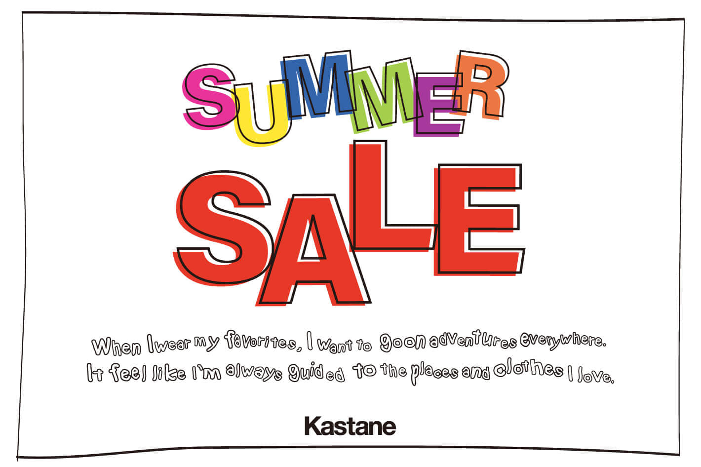 2025 SUMMER SALE | Kastane(カスタネ)のニュース | PAL CLOSET(パル