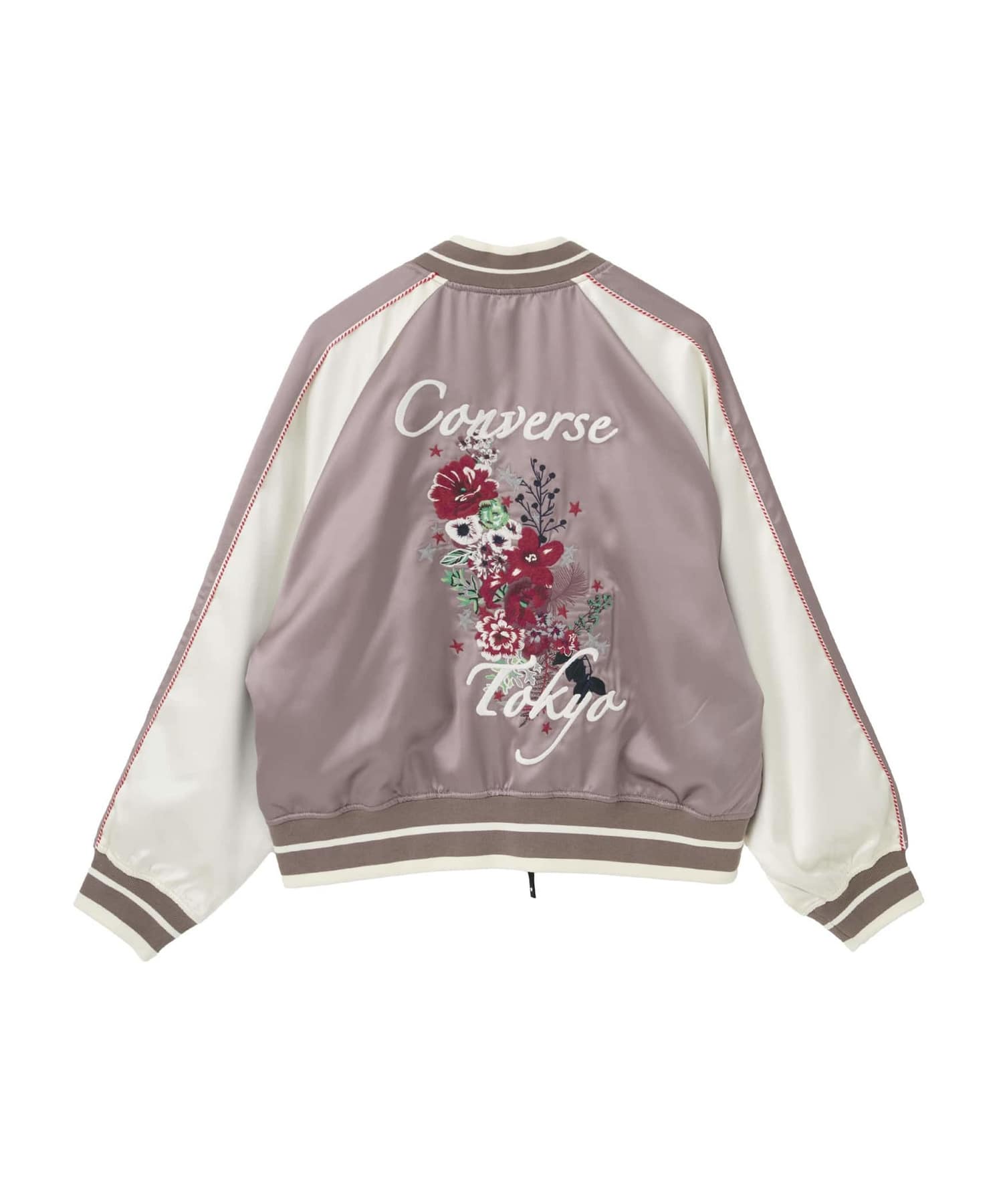 SATIN SHORT SOUVENIR JACKET｜CONVERSE TOKYO (コンバーストウキョウ