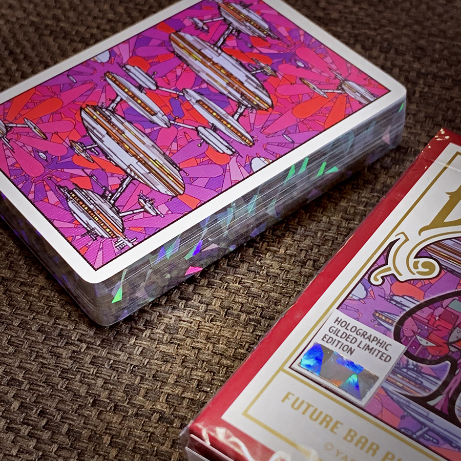 トランプ：Holographic Gilded Bicycle Future Bar Cards - カード