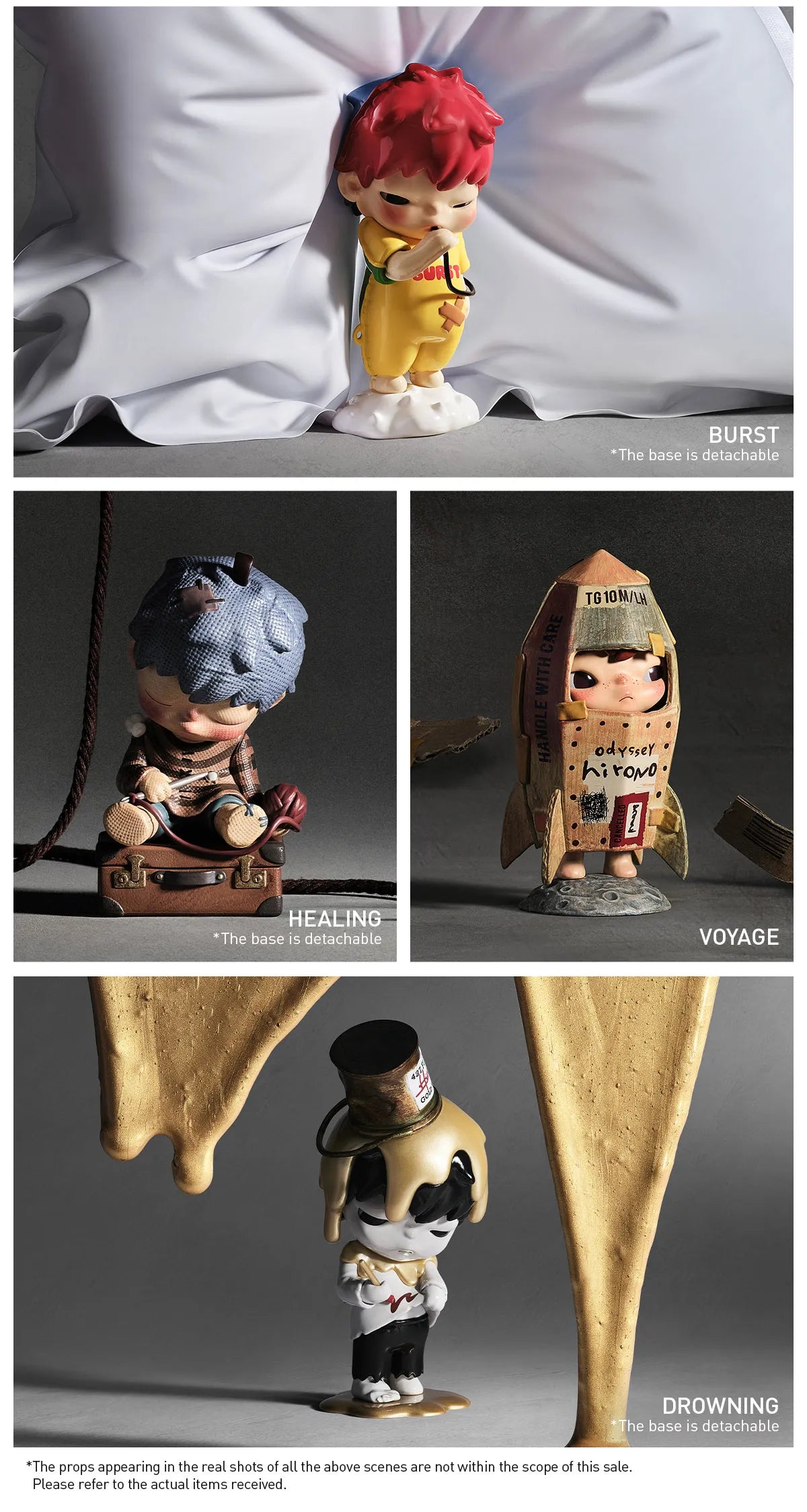 POP MART HIRONO Reshape Series Figures - One Set (9 pcs) – Cool