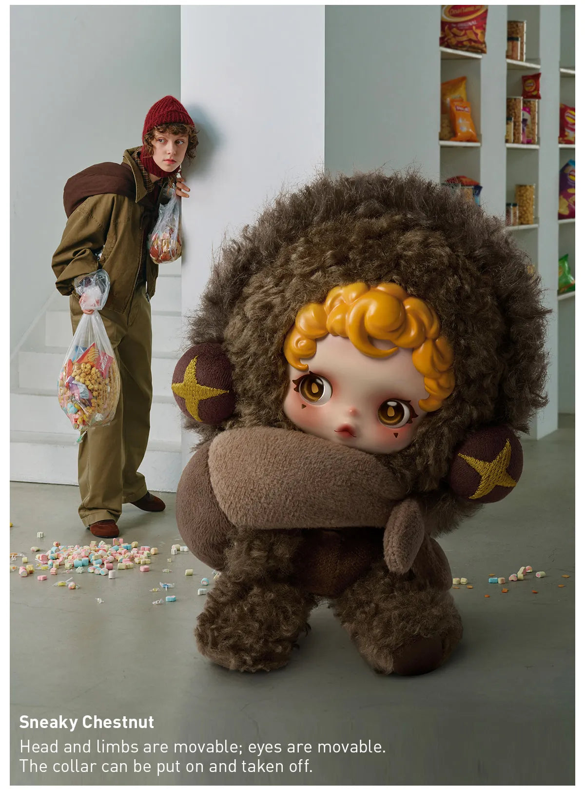 SKULLPANDA You Found Me! Series Plush Doll Pendant - Sandman