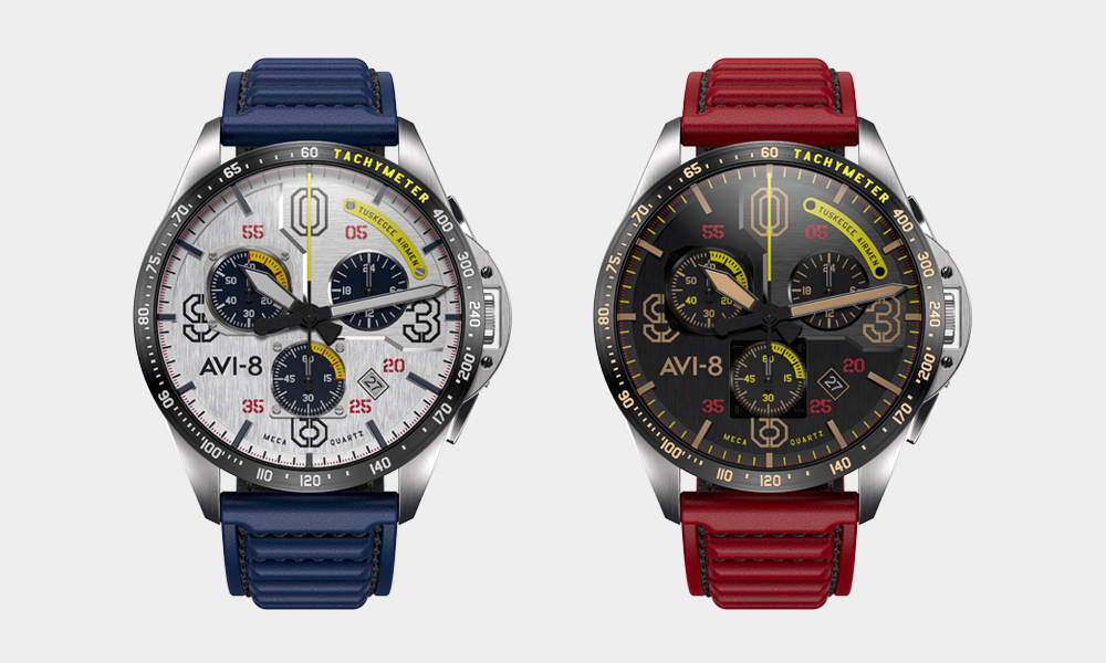AVI-8 P51 Mustang Tuskeegee Airmen Chronograph Limited Edition