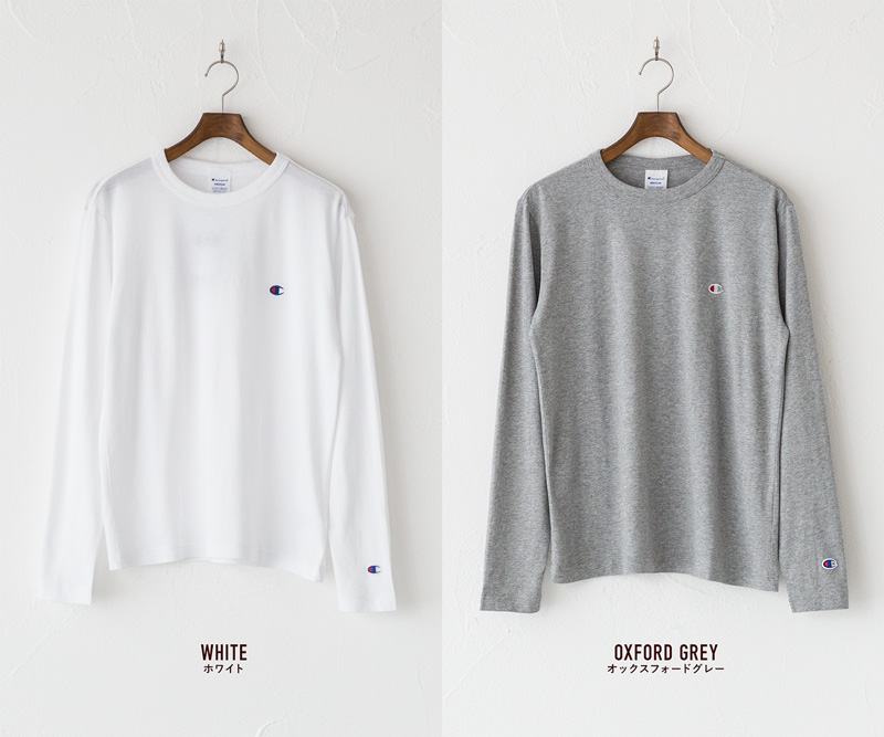 チャンピオン ベーシック ロングスリーブ Tシャツ C3-P401