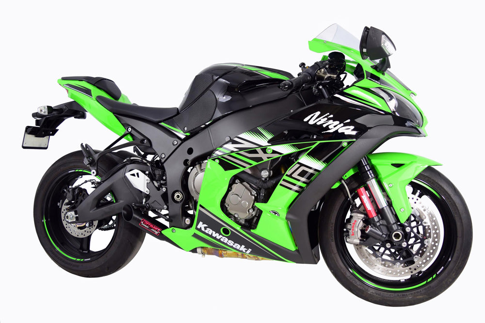 Kawasaki ZX10 Slip-On Exhaust 2008-2010 - Coffman's Shorty USA