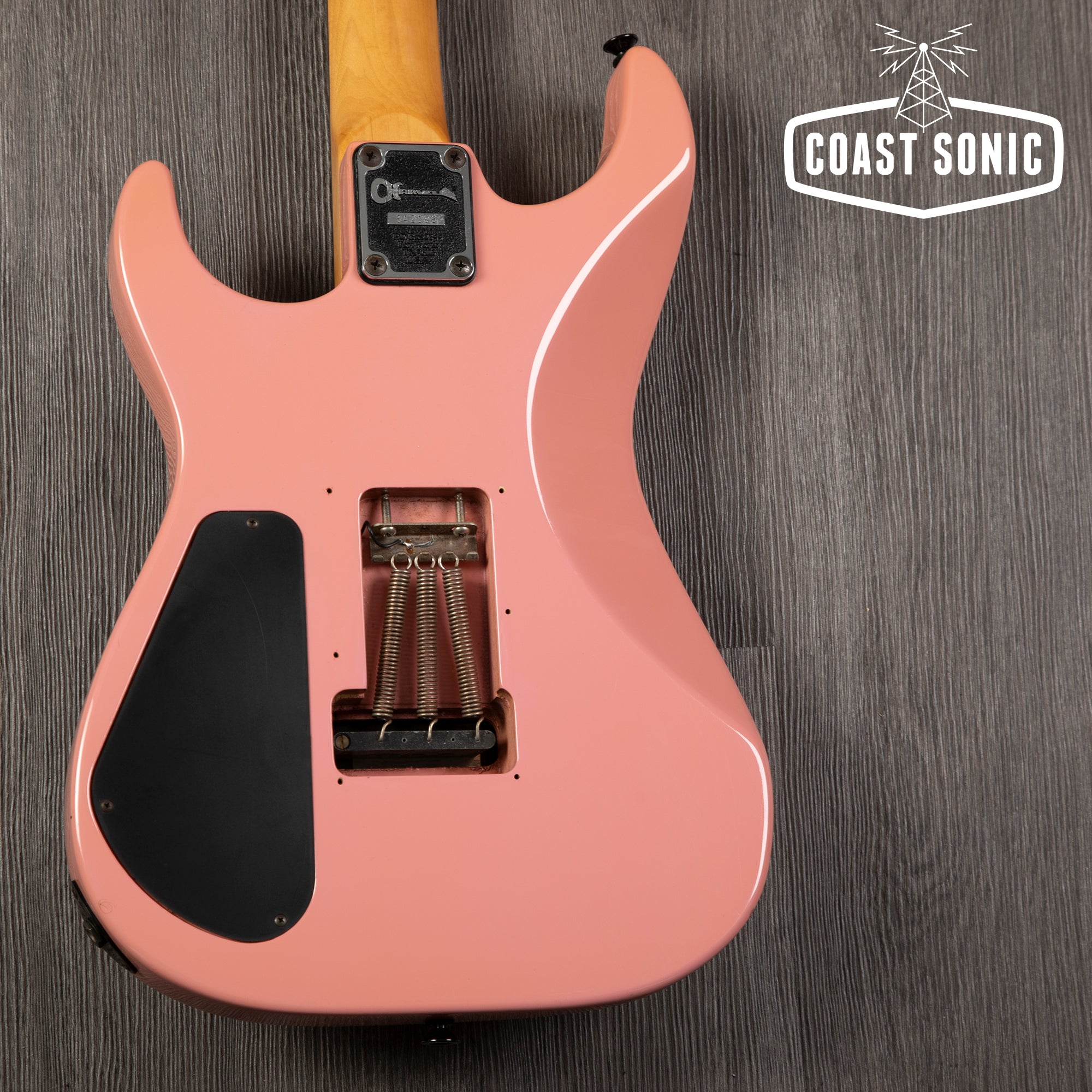 1990 Charvel by Jackson DK-065-SSH Model 3 Superstrat Shell Pink made
