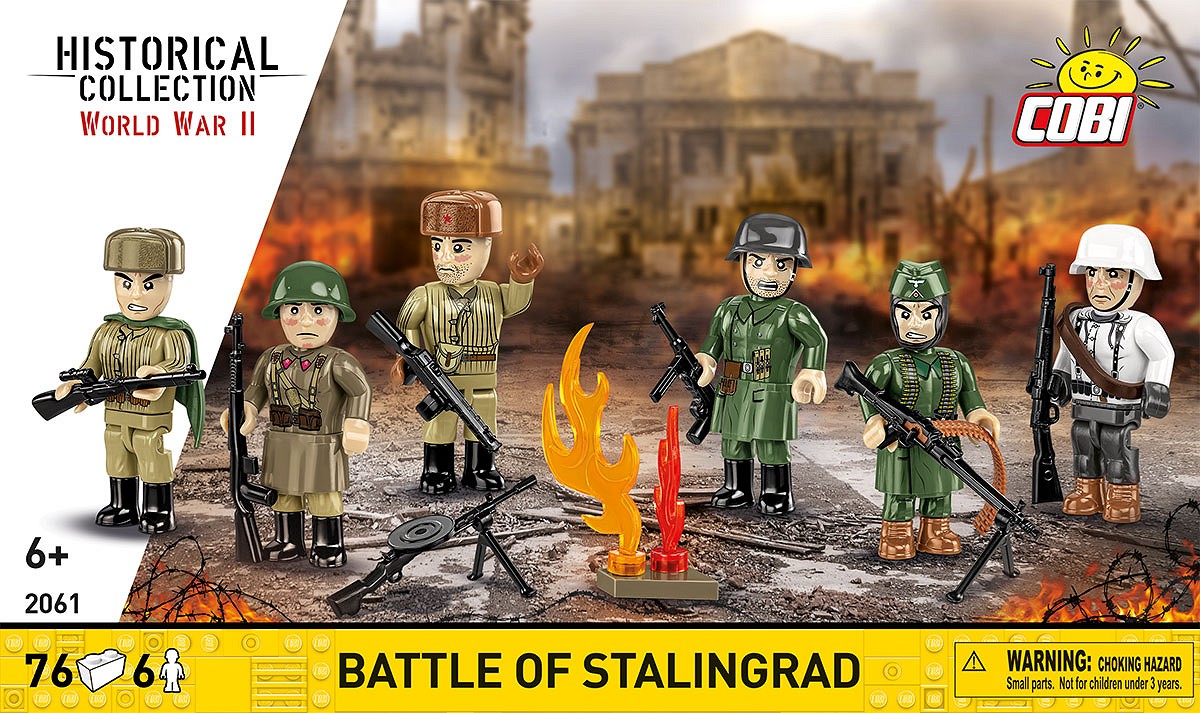 Battle of Stalingrad (COBI-2061)  Soldiers Figures  cobibricks.com