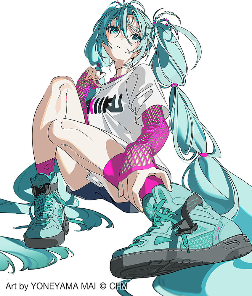 初音ミク × FILA コラボスニーカー 公式オンラインストアで先行予約開始!