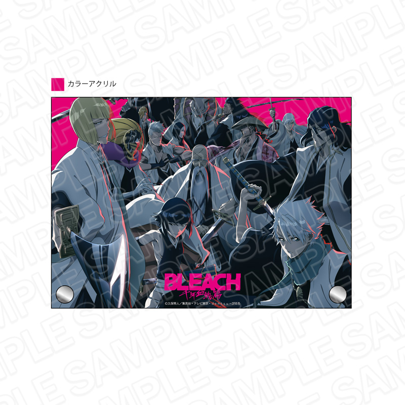 BLEACH 千年血戦篇 護廷十三隊の場面写を使用した新作グッズ 3月発売!