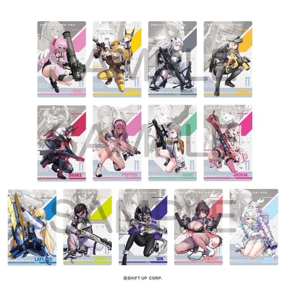 勝利の女神:NIKKE ガンガール メタルカードコレクション 11月中旬発売!