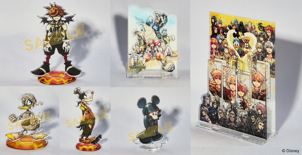キングダムハーツ ハロウィンタウン衣装のアクスタ等 新グッズ 10月発売!