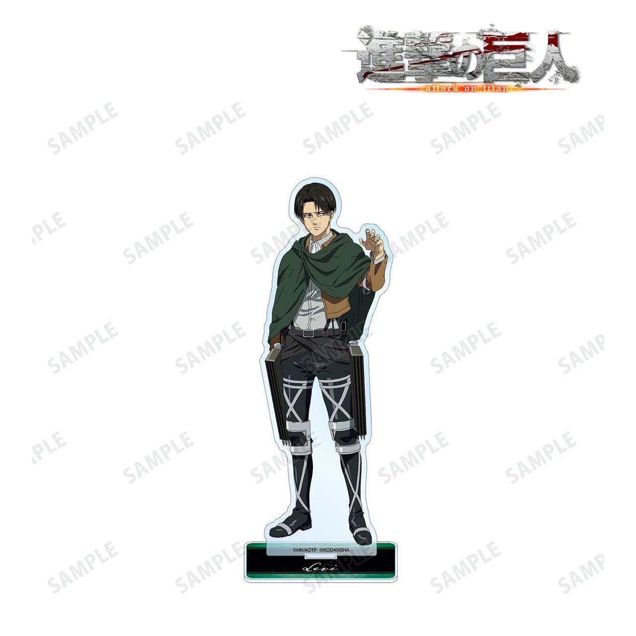 進撃の巨人 リヴァイ・ハンジらのMAPPA描き下ろしアクスタ 4月発売!