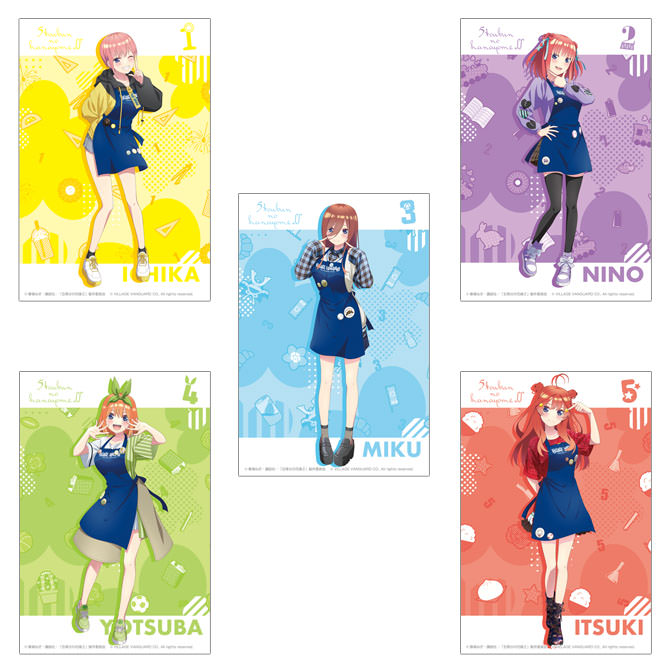 五等分の花嫁∬ × ヴィレヴァン 5月22日より描き下ろしコラボグッズ発売!