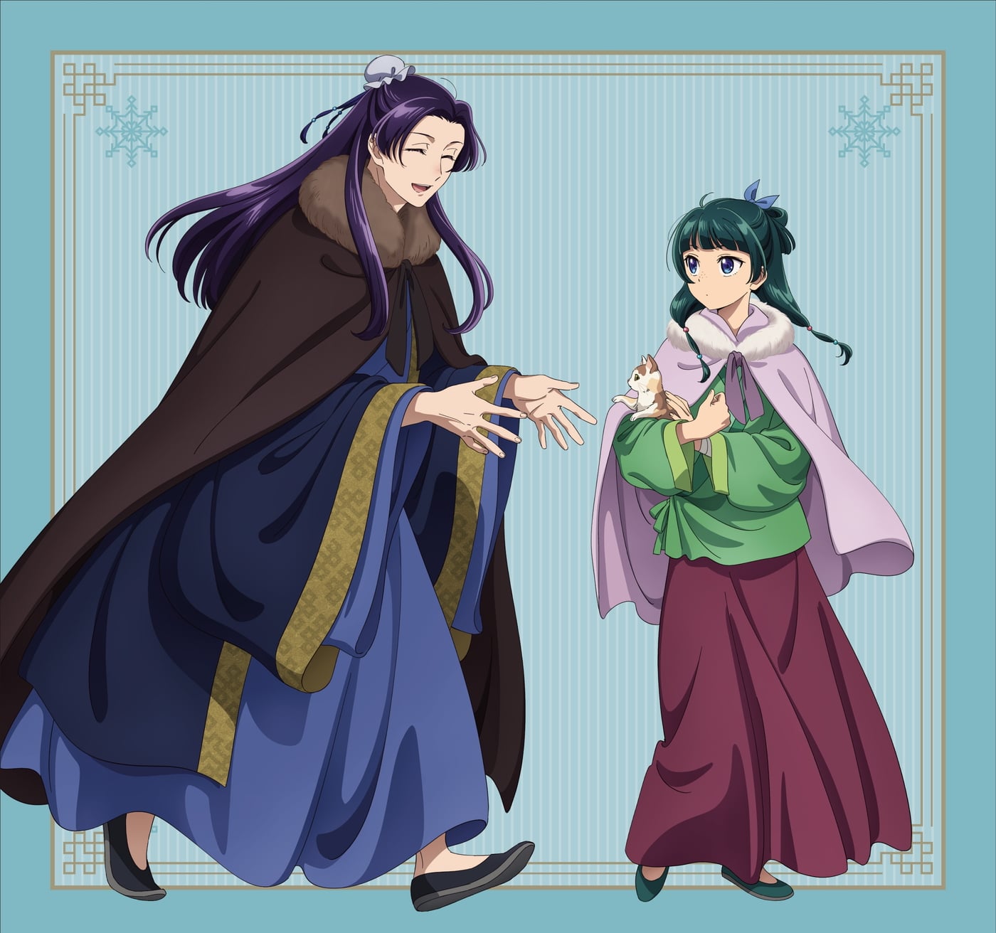 薬屋のひとりごと 猫猫と壬氏 冬の装いver.描き下ろしグッズ 1月再販決定!