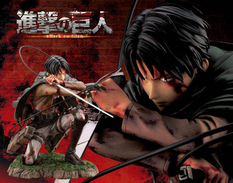 進撃の巨人 眼光鋭い最強の兵士「リヴァイ」 フィギュア 11月発売!