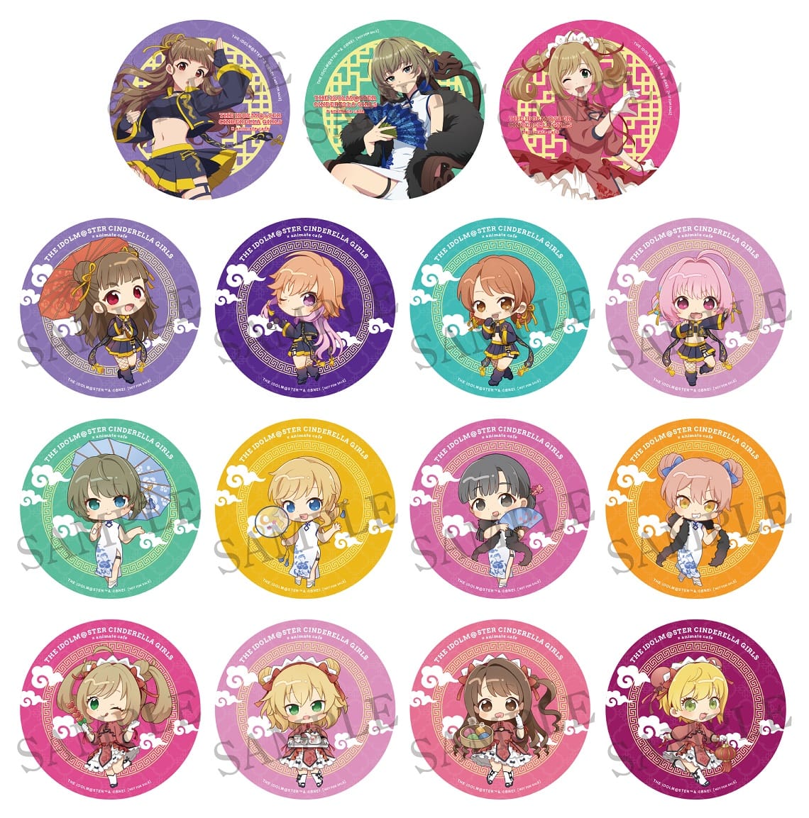アイドルマスター 中華風カフェ in アニカフェ3店舗 12月25日より開催!
