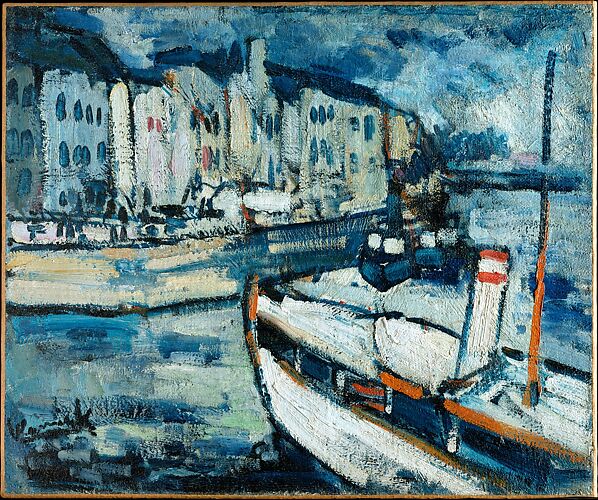Maurice de Vlaminck - The Seine at Chatou - The Metropolitan