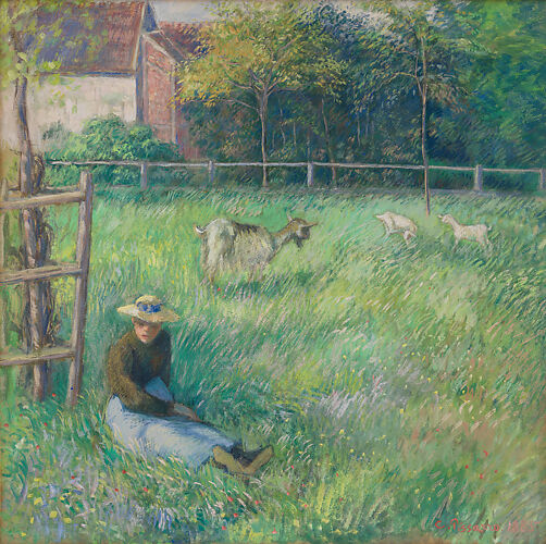 Camille Pissarro - Two Young Peasant Women - The Metropolitan