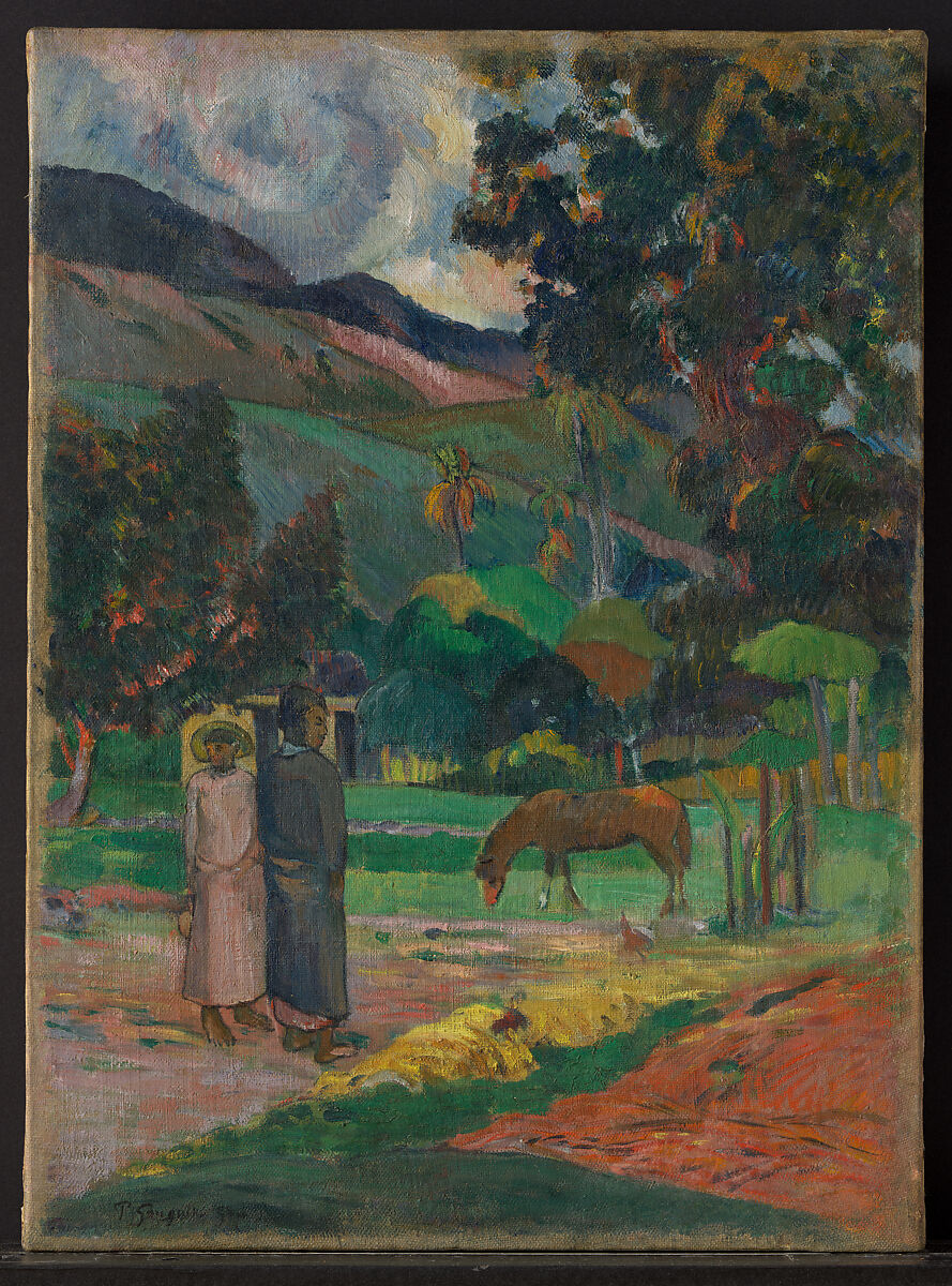 Paul Gauguin - Tahitian Landscape - The Metropolitan Museum of Art